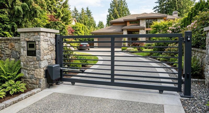 Driveway Gate Installation in Annapolis, MD