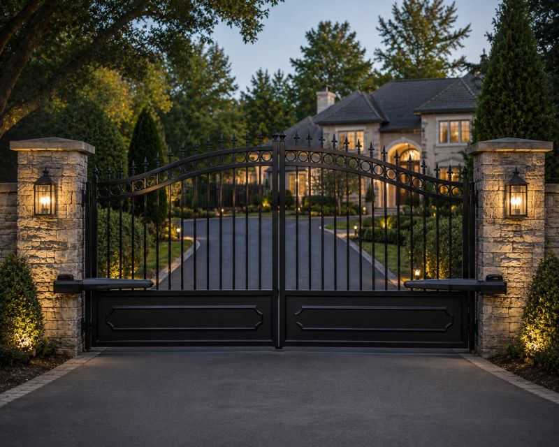 Electronic Gate Installation in Plano, TX