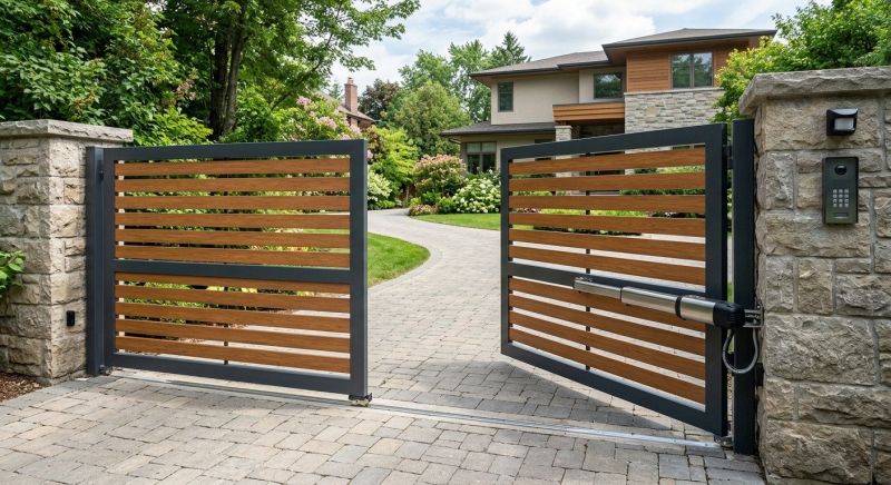Entrance Gate Installation in Cary, NC