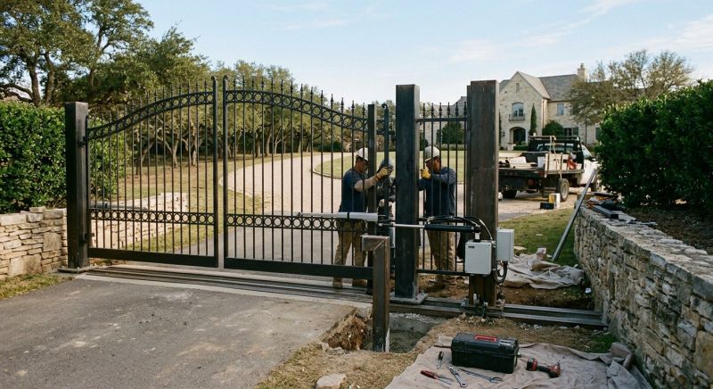 Main Gate Installation in Naperville, IL
