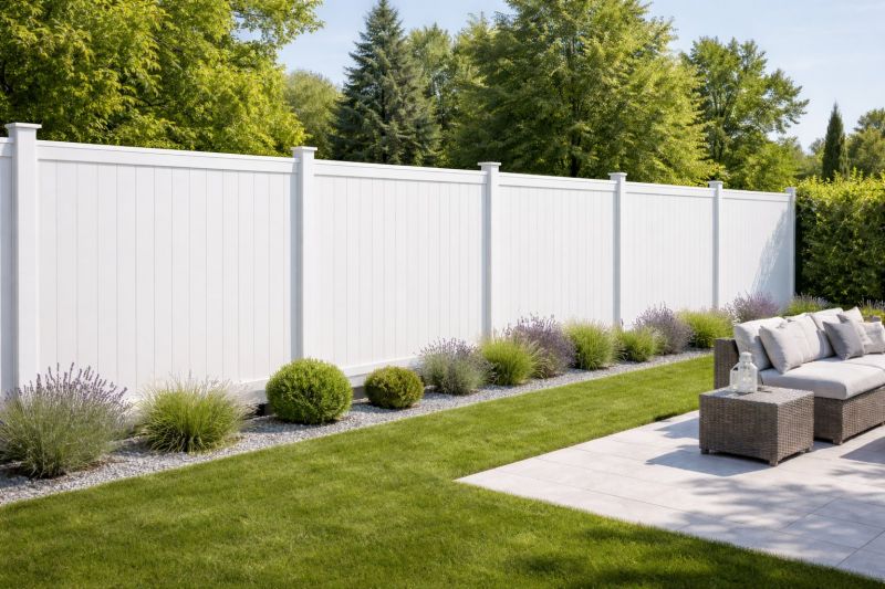 White PVC Fence Installation in St Louis, MO
